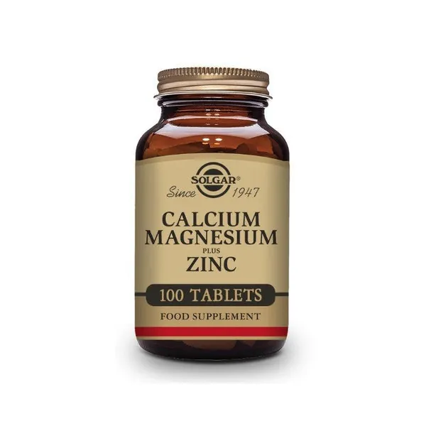 SOLGAR Calcio y Magnesio con Zinc 100 comprimidos