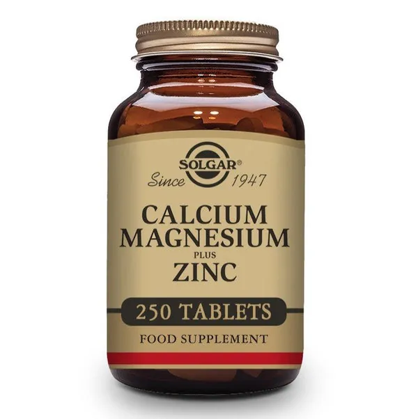 SOLGAR Calcio y Magnesio con Zinc 250 comprimidos