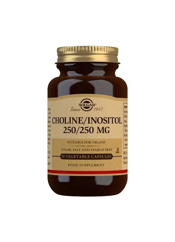 Solgar Colina/Inositol 250 Mg 50 Vcaps