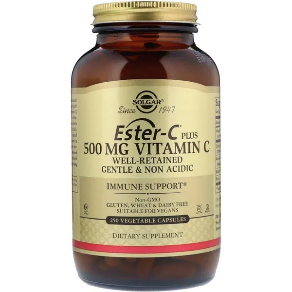 Solgar Ester-C Plus 500 mg 250 Cápsulas