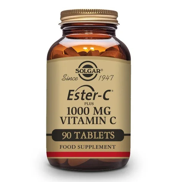 SOLGAR Ester-C Plus 1000mg Vitamina C 90 Comprimidos