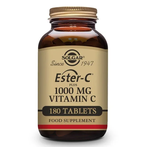 SOLGAR Ester-C Plus 1000mg Vitamina C 180 Comprimidos