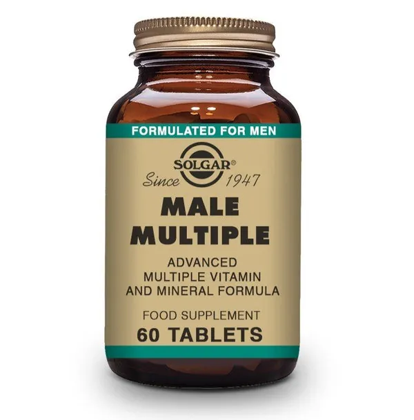 SOLGAR Male Múltiple Complejo Vitamínico Hombre 120 Comprimidos