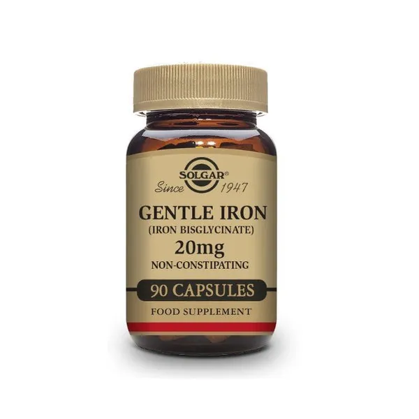SOLGAR Hierro Gentle 20mg (90 Cápsulas Vegetales)