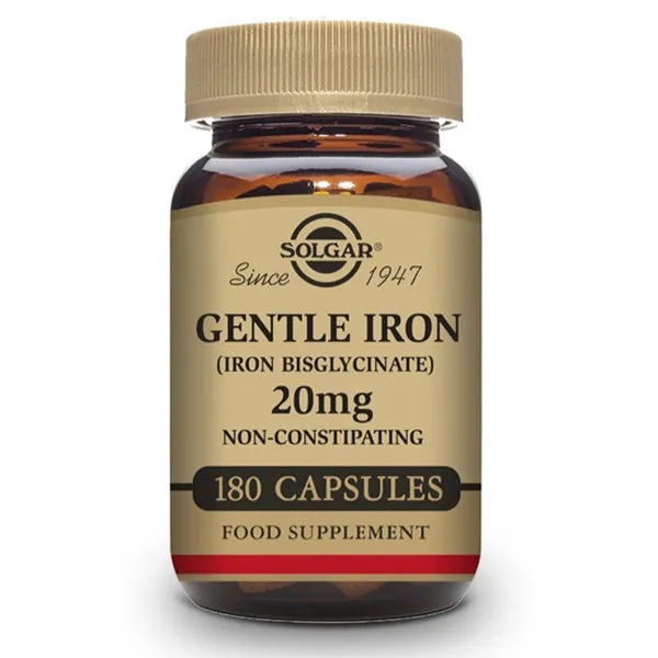 SOLGAR Hierro Gentle 20mg (180 Cápsulas Vegetales)