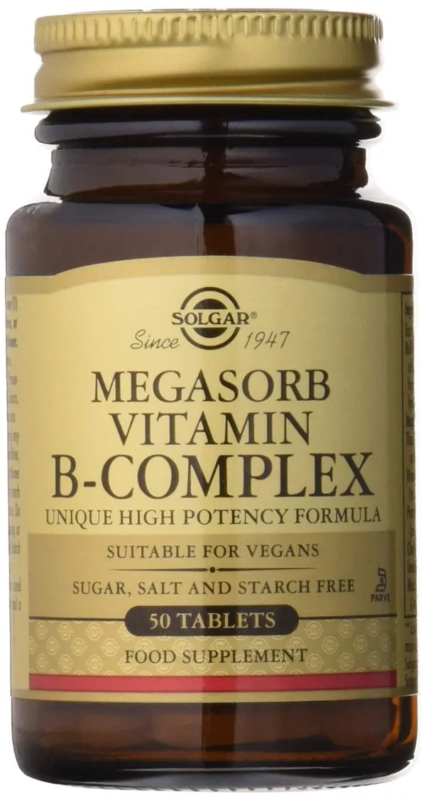 Solgar Megasorb B Complex 50 50 Comprimidos
