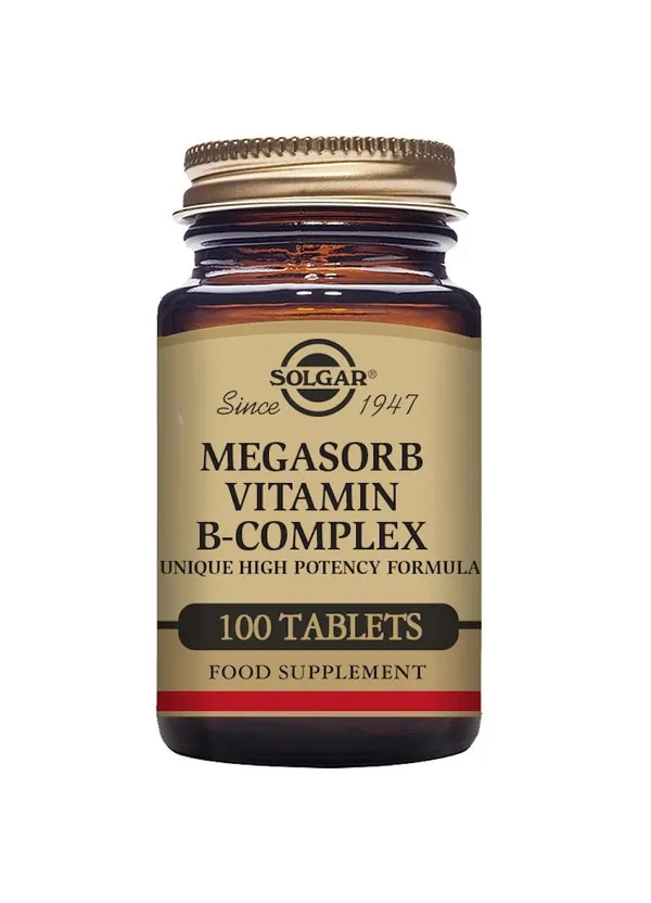 Solgar Megasorb B Complex 50 100 Comprimidos