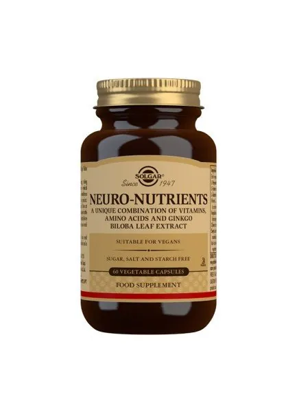 SOLGAR Neuro Nutrientes 60 cápsulas