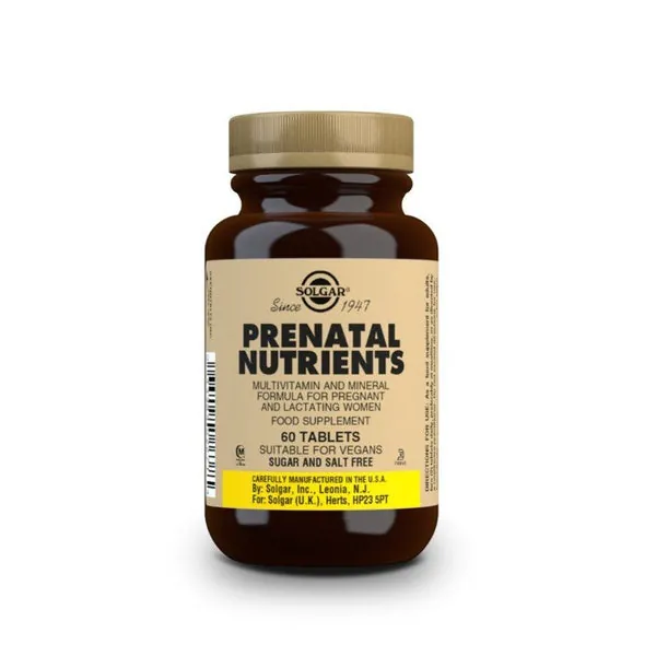 SOLGAR Nutrientes Prenatales 60 Comprimidos