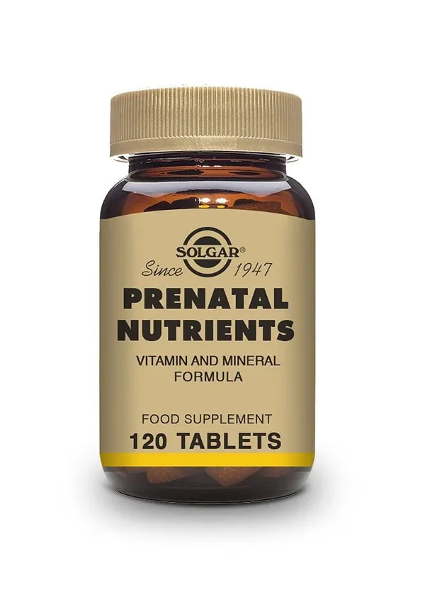 Solgar Nutrientes Prenatales 120 Comprimidos