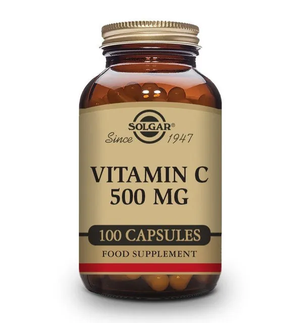 SOLGAR Vitamina C 500mg 100 Cápsulas Vegetales