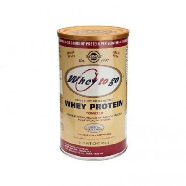 Solgar Whey To Go Proteína en Polvo Chocolate 453 g