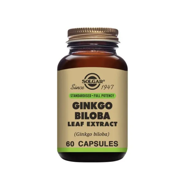 SOLGAR Ginkgo Biloba 60 cápsulas