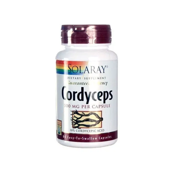 Solaray Cordyceps (Extracto) 500 mg 60 Cápsulas