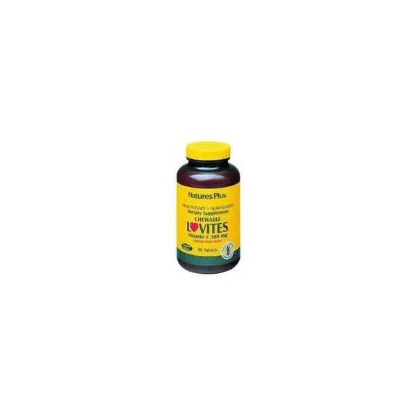 Natures Plus Lovites 500 mg Sabor Cereza 90 Comprimidos Masticables