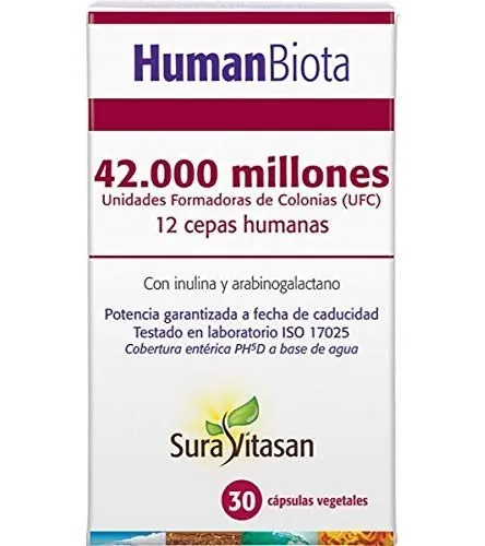 Sura Vitasan Human Biota 30 Cápsulas