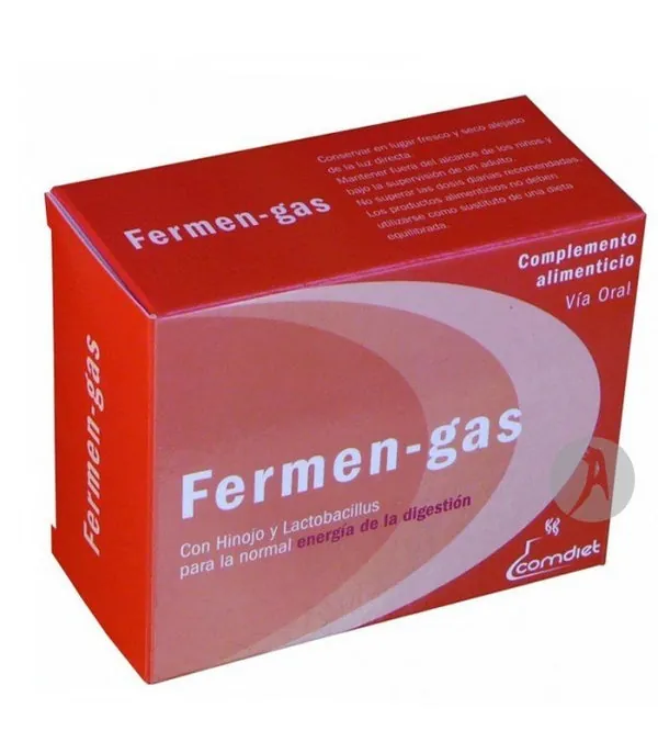 Comdiet Fermen-gas 30 Cápsulas Negras + 30 Cápsulas Blancas