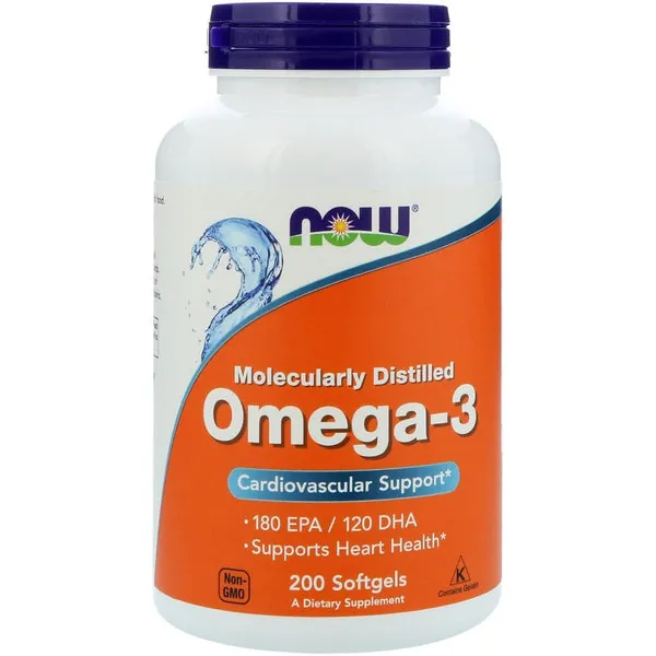 Now Omega 3 1000 mg 200 Perlas