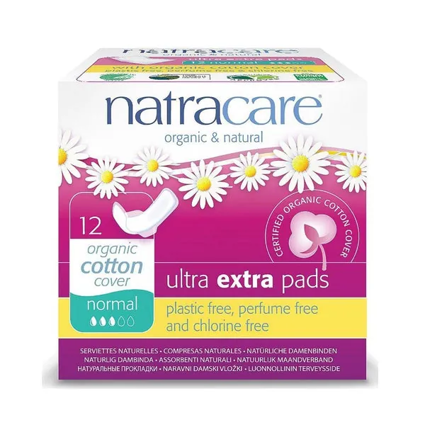 Natracare Compresa Ultra Extra Normal Alas 12 Unidades