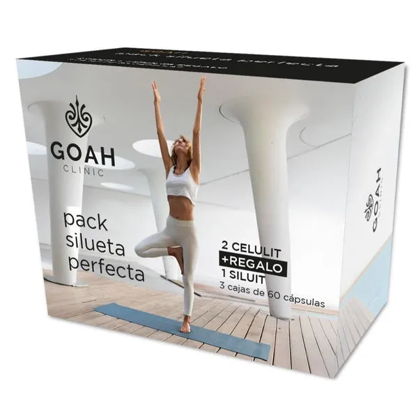 GOAH CLINIC Pack Celulit 2x60 Cápsulas + Siluit 60 Cápsulas de REGALO