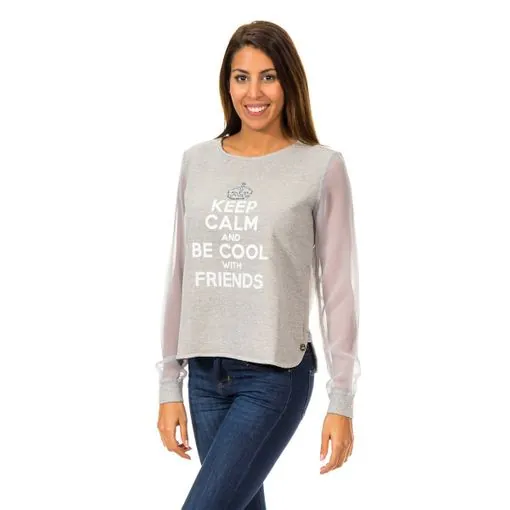 jersey m larga efecto blusa met