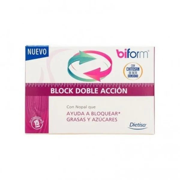 Dietisa Biform Block Doble Acción 30 Cápsulas