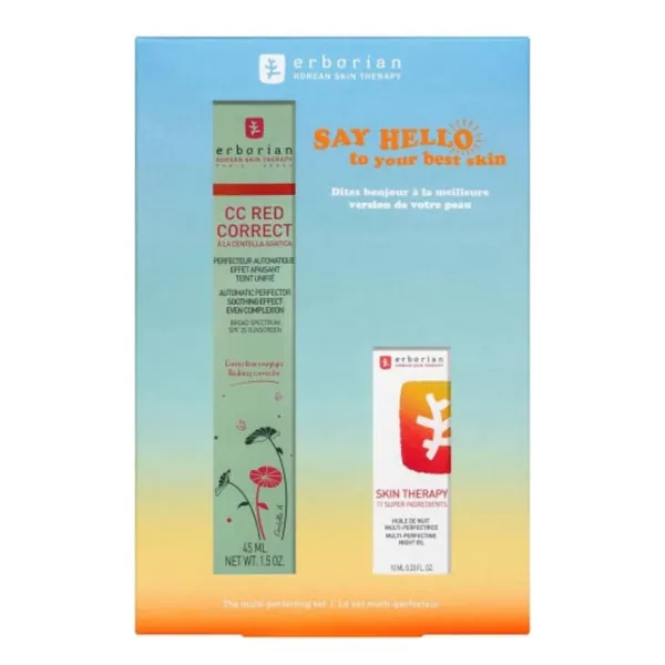 Erborian Kit Skin Therapy 10 ml + CC Red Correct 45 ml