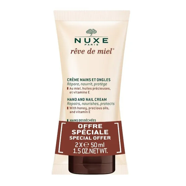 NUXE Rêve de Miel Crema de Manos y Uñas Duplo 2x50ml