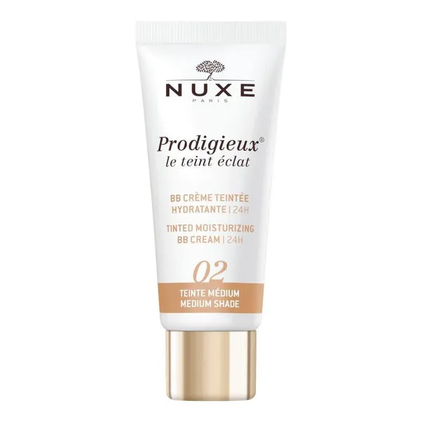 Nuxe Prodigieux BB Cream Hidratante con Color Le Teint Èclat Tono Medio 30ml