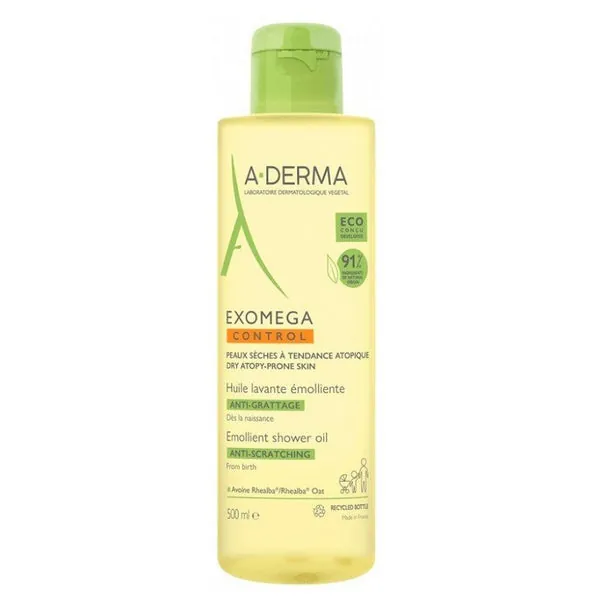 A-DERMA Exomega Control Aceite de Ducha y Baño 500ml