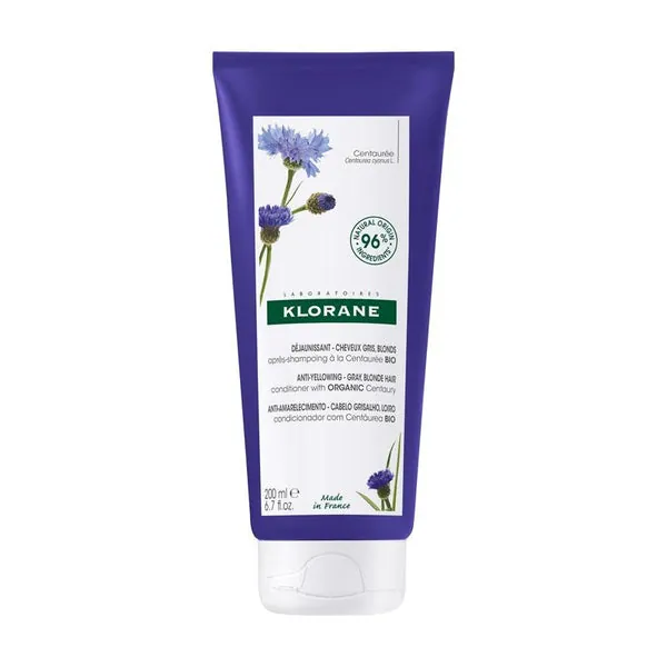 KLORANE Acondicionador a la Centaurea Pelo Rubio y Gris 200 ml