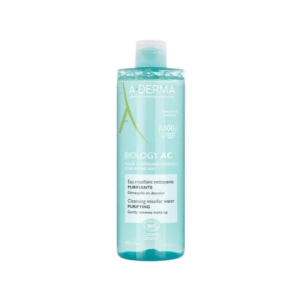 A-Derma Biology-Ac Agua Micelar Purificante 400 ml