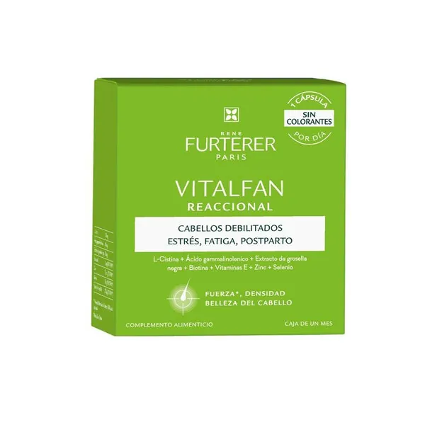 RENE FURTERER Vitalfan Anticaída Reaccional 30 Cápsulas