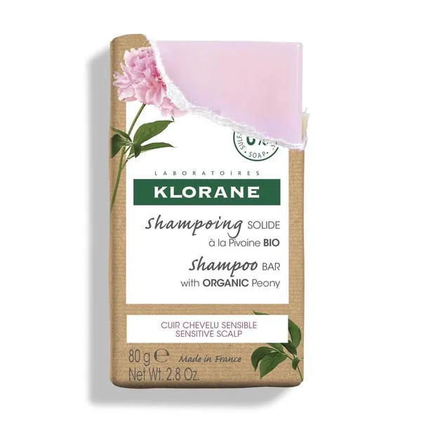 KLORANE Champú Sólido a La Peonia 80 g
