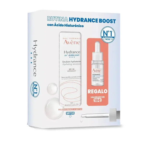 AVENE Hydrance UV Emulsión Ligera 40ml + Avène Boost Sérum Concentrado Regalo