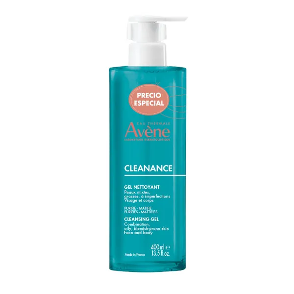 Avène Cleanance Gel Limpiador 400 ml (Precio Especial)