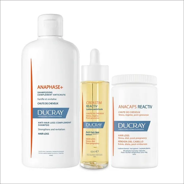 DUCRAY Pack Anticaída Reaccional o Postparto 3x30 cápsulas