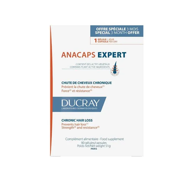 DUCRAY Anacaps Expert 90 Cápsulas