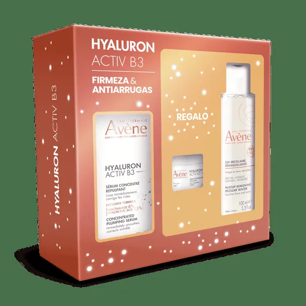 Avène Pack Hyaluron Activ B3 Sérum 30 ml + Crema 7 ml + Agua Micelar 100 ml