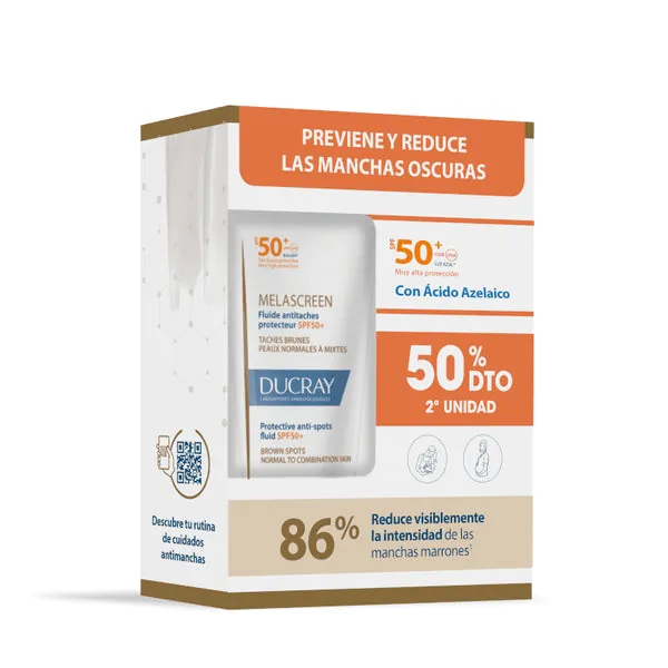 DUCRAY Pack Melascreen Fluido Spf 50+ 2ªUd 50% dcto 2x80ml