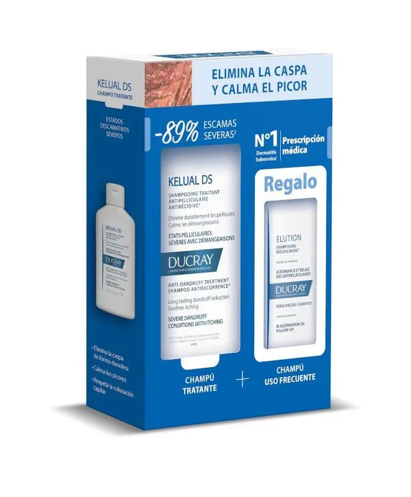 Ducray Pack Kelual Ds Ch+Elucion 100ml