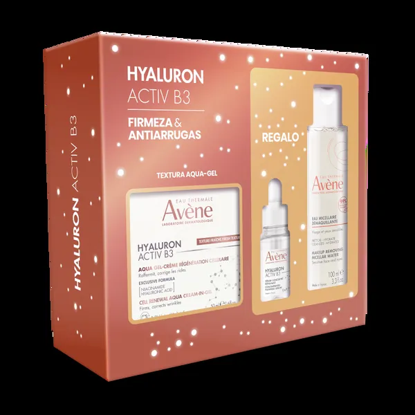 Avène Pack Hyaluron Activ B3 Aqua Gel 50 ml + Sérum 10 ml + Agua Micelar 100 ml