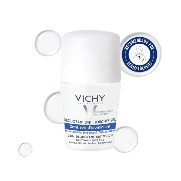 VICHY Desodorante Roll-on 24h Sin Sales de Aluminio 50ML