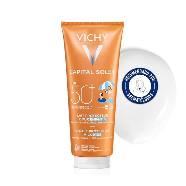 VICHY Capital Soleil Leche Niños Piel Mojada SPF50+ 300ml