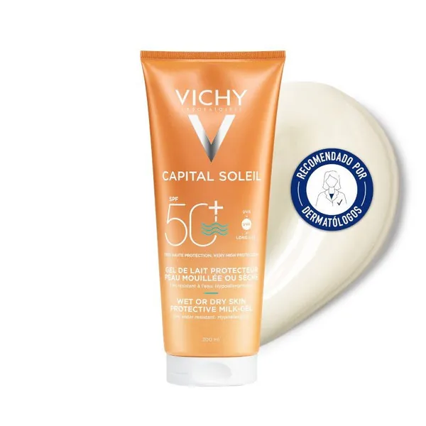 VICHY Capital Soleil Gel Fundente SPF50 Piel Mojada 200ml