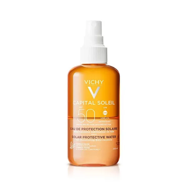 VICHY Capital Soleil Agua de Protección Solar Luminosidad Spf50 (200ml)