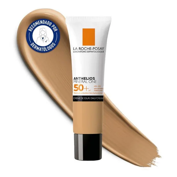 ANTHELIOS Mineral One SPF50+ Crema Facial con Color Tono 4 Brown 30ml
