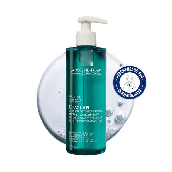 EFFACLAR Gel Purificante Micro-Exfoliante Piel Grasa 400ml - La Roche Posay
