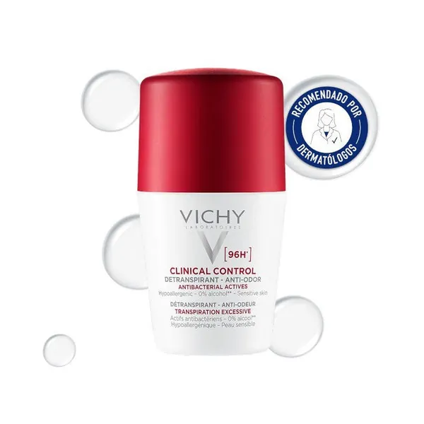 VICHY Desodorante Antitranspirante 96h Roll-On Clinical Control 50ml