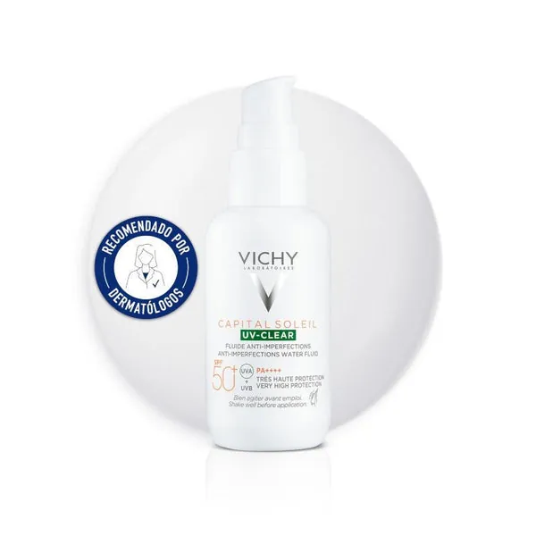 VICHY Capital Soleil UV Clear Fluido Anti-imperfecciones SPF50 (40ml)